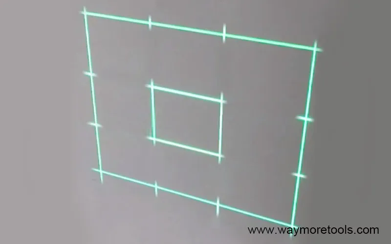 u-shaped patterns-laser-level-lines
